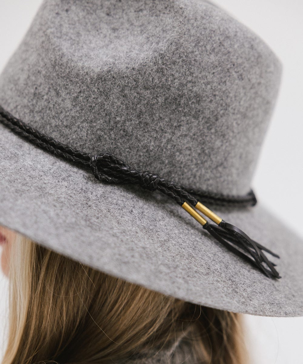 Lasso Braided Leather Hat Band