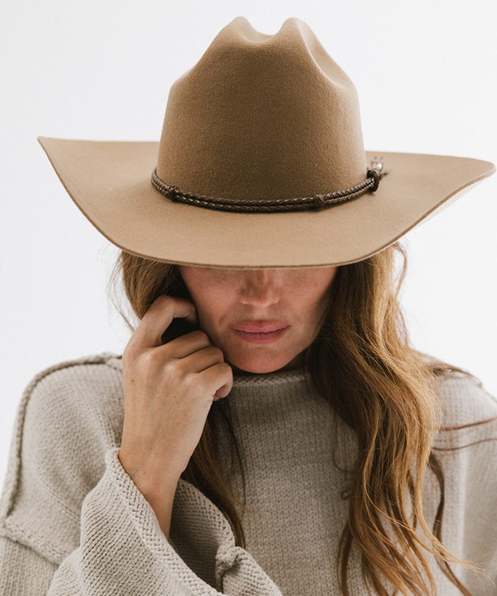 Lasso Braided Leather Hat Band
