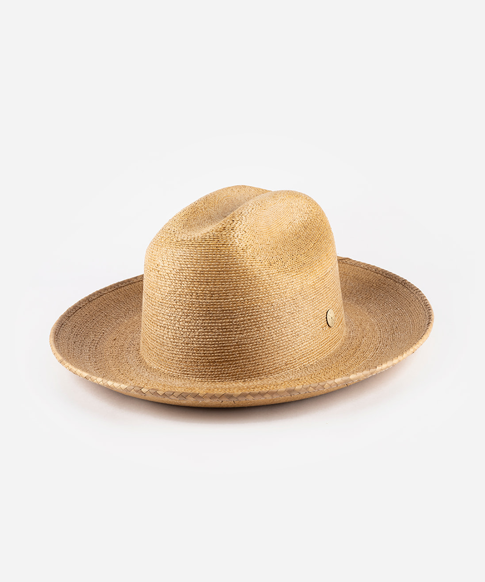 Oak straw hat on a white background #color_oak