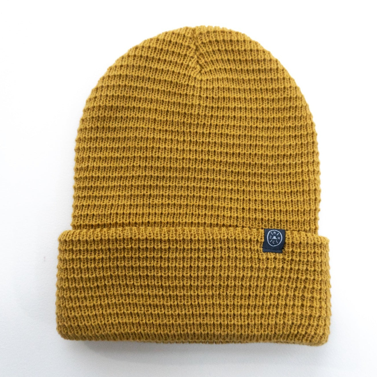 Waffle Knit Beanie - Orange