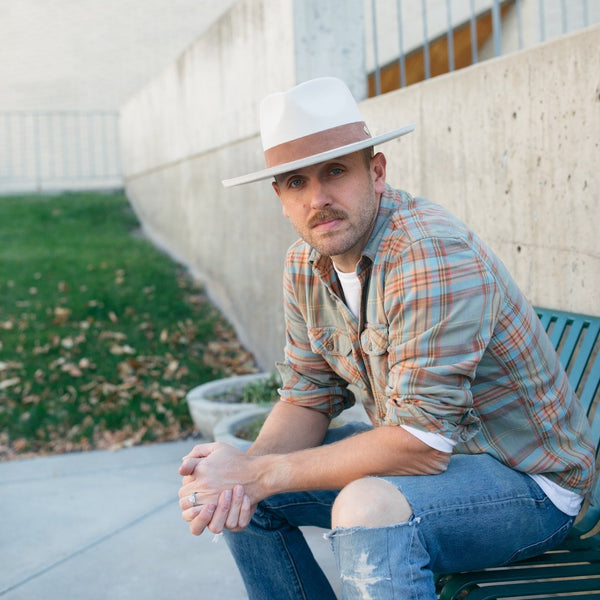 ECHO PARK FEDORA HAT – IVORY - Two Roads Hat Co.