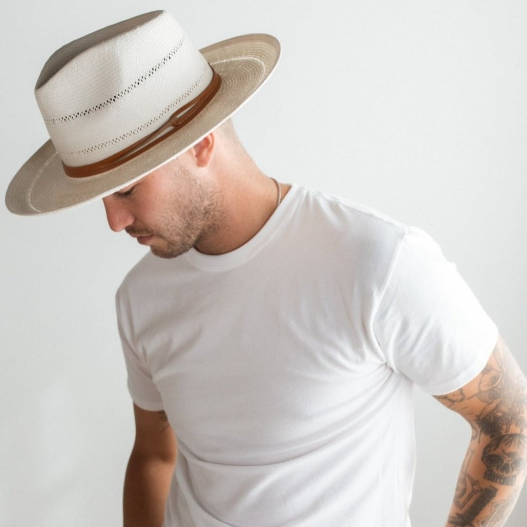 Shop Straw Hat Florida Natural - Fedora Style - Men's Hats - Raceu
