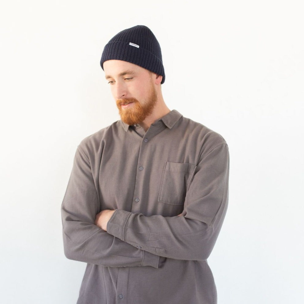 ROCKPORT FISHERMAN BEANIE – NAVY