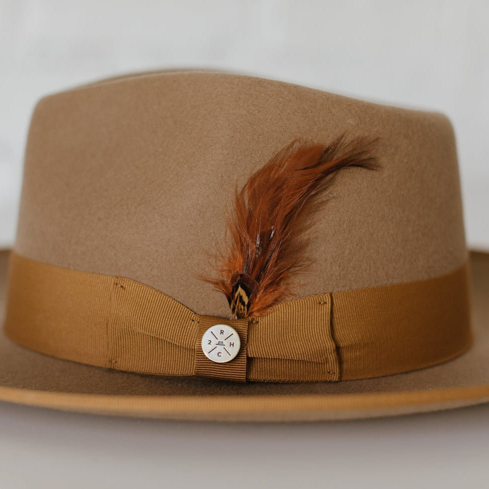 FEATHER – BROWN AND TAN