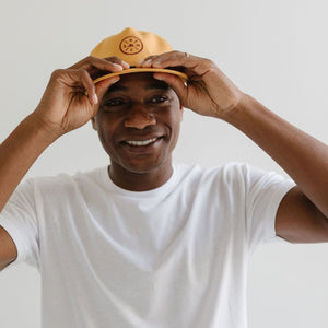 CUTLER  5 PANEL ROPE CAP - MUSTARD