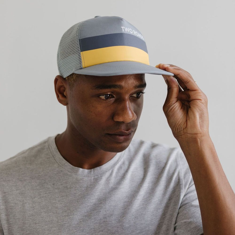 WHALEBONE FOAM TRUCKER CAP - BLUE GREY
