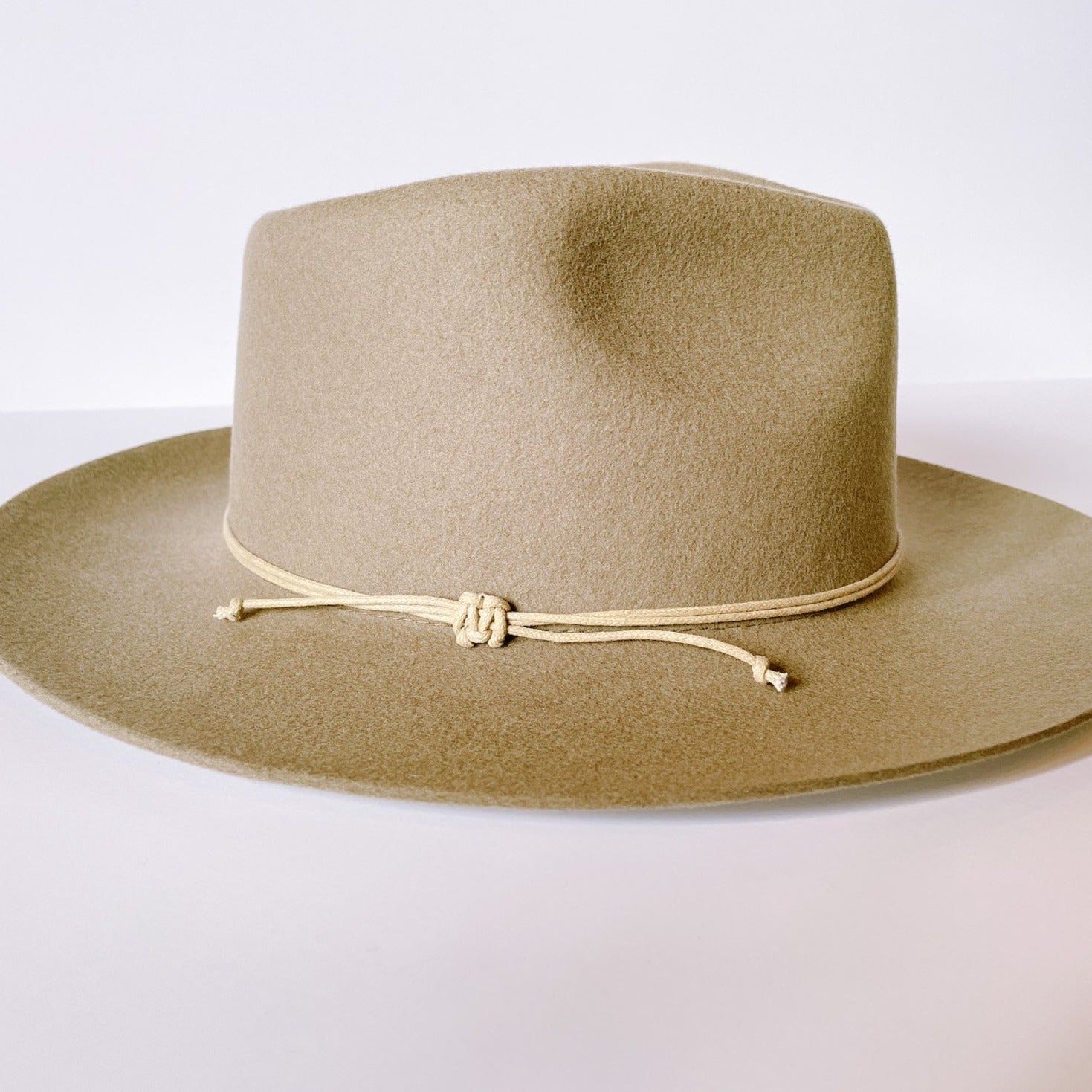 Two Roads Hat Co. Double Strand Rope Hat Band - Tan
