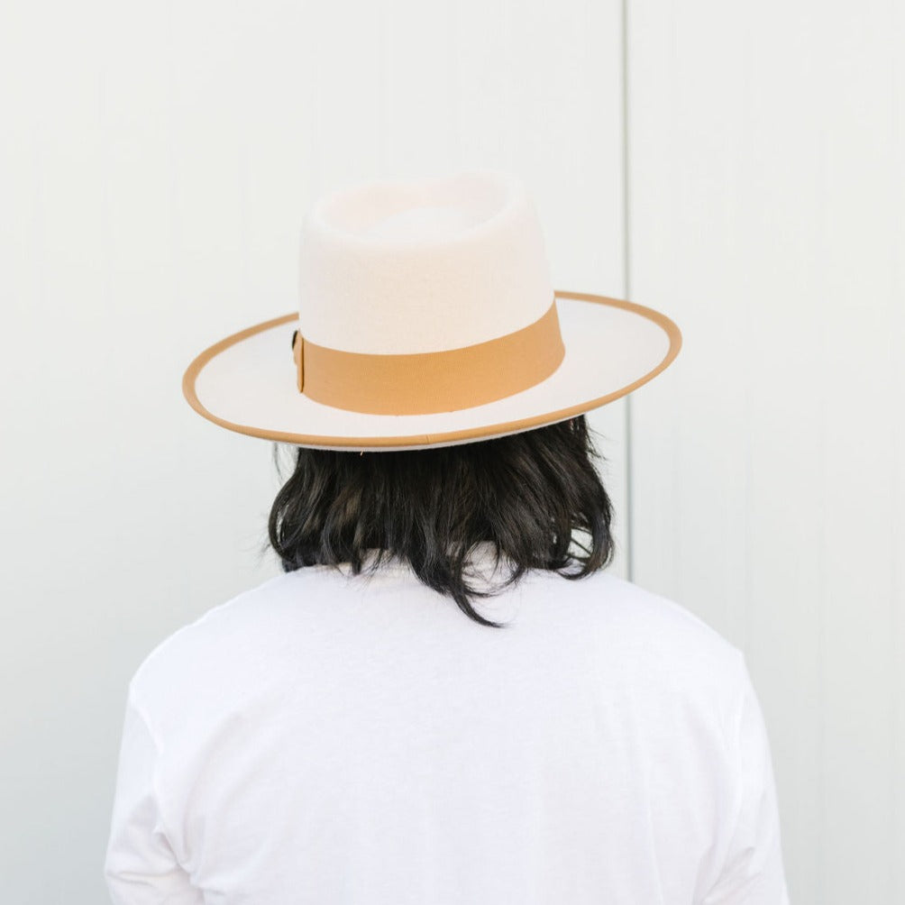 Bushwick Rancher Hat – Ivory 55 S / Ivory