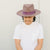 DELMAR DISTRESSED FELT FEDORA – MULBERRY
