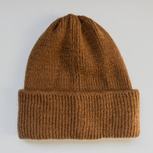 SAWTOOTH THICK KNIT MEN'S BEANIE – BROWN