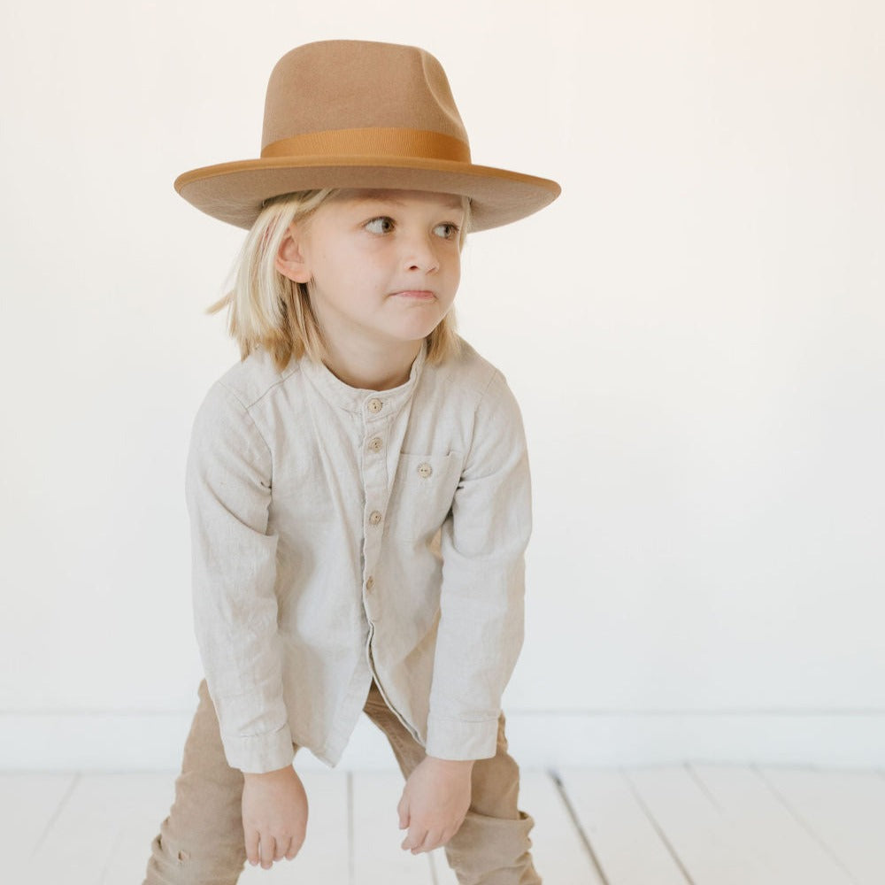 BUSHWICK KIDS RANCHER HAT – BROWN